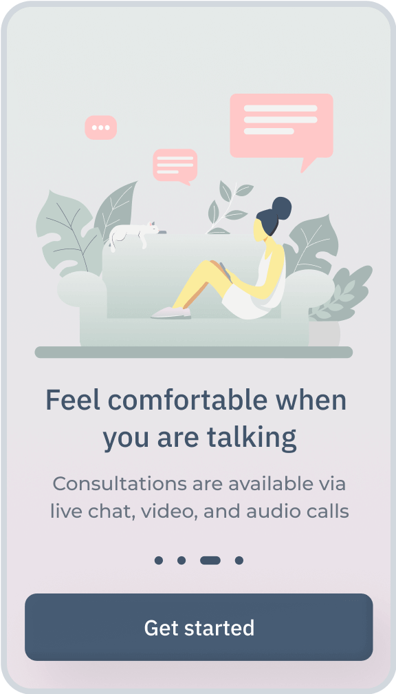 Feel comfortable when you are talking