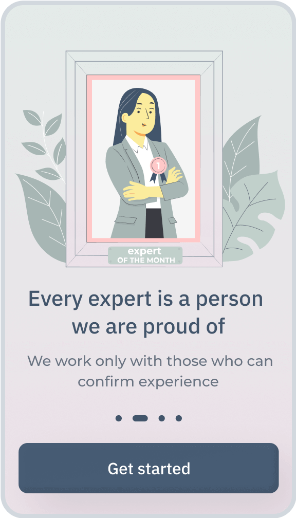 Every expert is a person we are proud of
