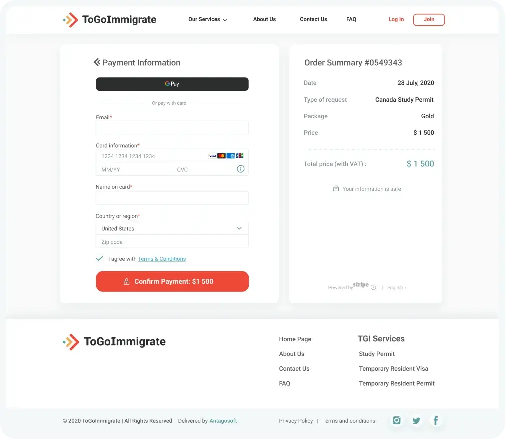 Payment diagram